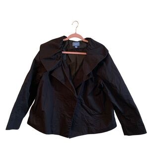 Simply Vera Black Ruffled Jacket